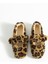 Leopar Peluş Kışlık Düz Taban Kadın Babet FT3939 4