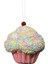 Yılbaşı Süsü Cupcake Pembe 15 cm 1