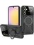 Newface Samsung Galaxy A05S Kılıf Joy Lens Standlı Kapak - Siyah 1
