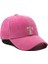 Isme Özel Süet Kep Şapka - AB01013 - Pembe 5