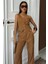 Tek Omuz Büstiyer Plazzo Pantolon Viscon Takım 10159 3