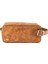 Isme Özel Dopp Kit Kişisel Bakım ve Seyahat Çantası - %100 Rainbow Deri - AC14004 - Camel 5
