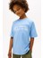 Erkek Çocuk Reglan Kollu Grafik Baskılı T-Shirt - Mavi 1