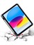 Newface iPad 2022 10.9 (10.nesil) Kılıf Kalemlikli Mars Tablet Kılıfı - Siyah 5