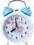 Çizgi Film Karakterli Metal Yuvarlak Alarmlı Masa Saati – Renkli ve Özel Tasarım Çalar Saat Çocuk Yatak Odası Saati Hediyelik Saat 3