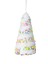Yılbaşı Süsü Boncuklu Candy Karlı Konik 16 cm 1