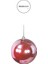 Yılbaşı Süsü 6'lı Top Pembe 8 cm 2