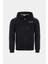 Erkek Gj Fermuarlı Kapüşonlu Logolu Sweatshirt - Siyah 6