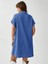 Kadın Cep Detay Müslin Kumaş Mini Gömlek Elbise 4