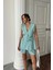 Keten Yelek - Şort Takım - Mint 1