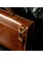 Isme Özel Evrak Çantası - Messenger Bag - %100 Deri - AC09001 - Koyu Kahverengi 3