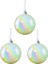 Yılbaşı Süsü Sedefli Yuvarlak 3'lü Top 8 cm 1