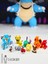 15 Adet Mega Pokemon Figür Seti Mewtwo, Blastoise, Charizard, Pikachu, Bulbasaur 5-8 cm 5