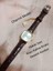 Vintage Retro Still Marka Model Oval Charmlı Gold Kasa - Koyu Kahve Kordon Kadın Kol Saati 0021 1