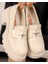 304 - Yıldız Detaylı Loafer - Oxford - Akıllı Ortopedik Taban - Kadın Ayakkabı 3