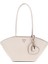 Kadın Kalp Aksesuarlı Kanat Detaylı Tote Çanta - Krem 1