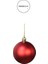 Yılbaşı Süsü 6'lı Top Kırmızı 8 cm 3