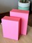 Dekoratif Pembe Mukavva Büyük-Küçük Kutu Hediye Kutusu Taslama Kutu 30X22X10 cm 3