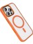 CPT16 Apple iPhone 16 Pro Max Terea Magsafe Kapak - Turuncu 4