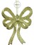 Yılbaşı Süsü Simli Kurdele Altın Gold 16 cm 2