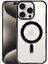 Newface iPhone 15 Pro Max Kılıf Erozi Magsafe Kapak - Siyah 1