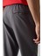 Comfort Fit Nakışlı Koyu Gri Erkek Eşofman Altı T15ER-82123_01 4