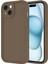 Newface iPhone 14 Kılıf Viera Silikon - Kahverengi 1