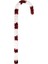 Yılbaşı Süsü Şerit Baston Şeker Kırmızı Beyaz 120 cm 1