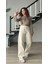 Gri Merserize Crop Bluz 5