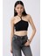 Pencere Detay Fitilli Siyah Crop 4