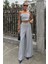 Crop Plazzo Pantolon Takım 10155-08 1