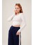 Ters Dikişli Basic Beyaz Body Bluz 3