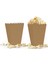 Popcorn Kutusu 8'li -Naturel Kraft- 1