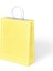Büküm Saplı Kağıt Çanta Makaron Sarı 25X12X31 24 Lü 1