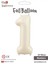 Rakam Folyo Balon 34''/ 86CM Krem -1- 1