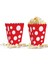 Popcorn Kutusu 8'li -Puanlı Kırmızı- 1