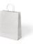 Büküm Saplı Kağıt Çanta Beyaz 25X12X31 24 Lü 1