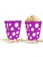 Popcorn Kutusu 10'lu -Puanlı Mor- 1