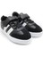 RAMBA DERİ GÖRÜNÜMLÜ MESH ASTARLI ÇOCUK SNEAKER - SİYAH - 4001 - 28 1