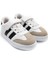 RAMBA DERİ GÖRÜNÜMLÜ MESH ASTARLI ÇOCUK SNEAKER - BEYAZ - 4002 - 30 1
