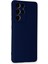 Samsung Galaxy S21 Ultra Kılıf Nano Içi Kadife Silikon - Lacivert - SUAT7580-4054 2