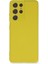 Samsung Galaxy S21 Ultra Kılıf Nano Içi Kadife Silikon - Sarı - SUAT7884-1911 1