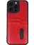 iPhone 16 Pro Kılıf Sara Kartvizitli Deri Kılıf - Kırmızı - SUAT1615-7821 3