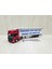 25 cm uzunlukta 1/64 ölçek Kırmızı SCANIA R730 TIR MAKETİ (firma ismi yazılabilir) 1