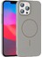 iPhone 14 Pro Max Broş Magsafe Kapak - Titan Gri - SUAT7486-8680 1