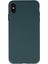 iPhone Xs Max Kılıf Nano Içi Kadife Silikon - Koyu Yeşil - SUAT4706-5478 1