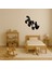 Bej Renkli Çizgi Köpek Mdf Dekoratif Tablo - SUAT5607-1762 3