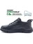M22052 Hakiki Deri Yumuşak Taban Erkek Siyah Konfor Ayakkabı 2
