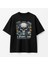 Gamer Skull Baskılı Unisex Bisiklet Yaka Pamuk Oversize T-Shirt 1