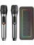 Microlab M60 Vega 100W Rgb 2 Adet Kablosuz Mikrofonlu Bluetooth Karaoke Hoparlör (15.000MAH Batarya) 1